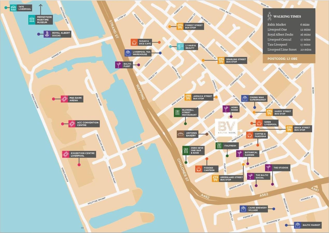 Central Liverpool Apartment Екстер'єр фото